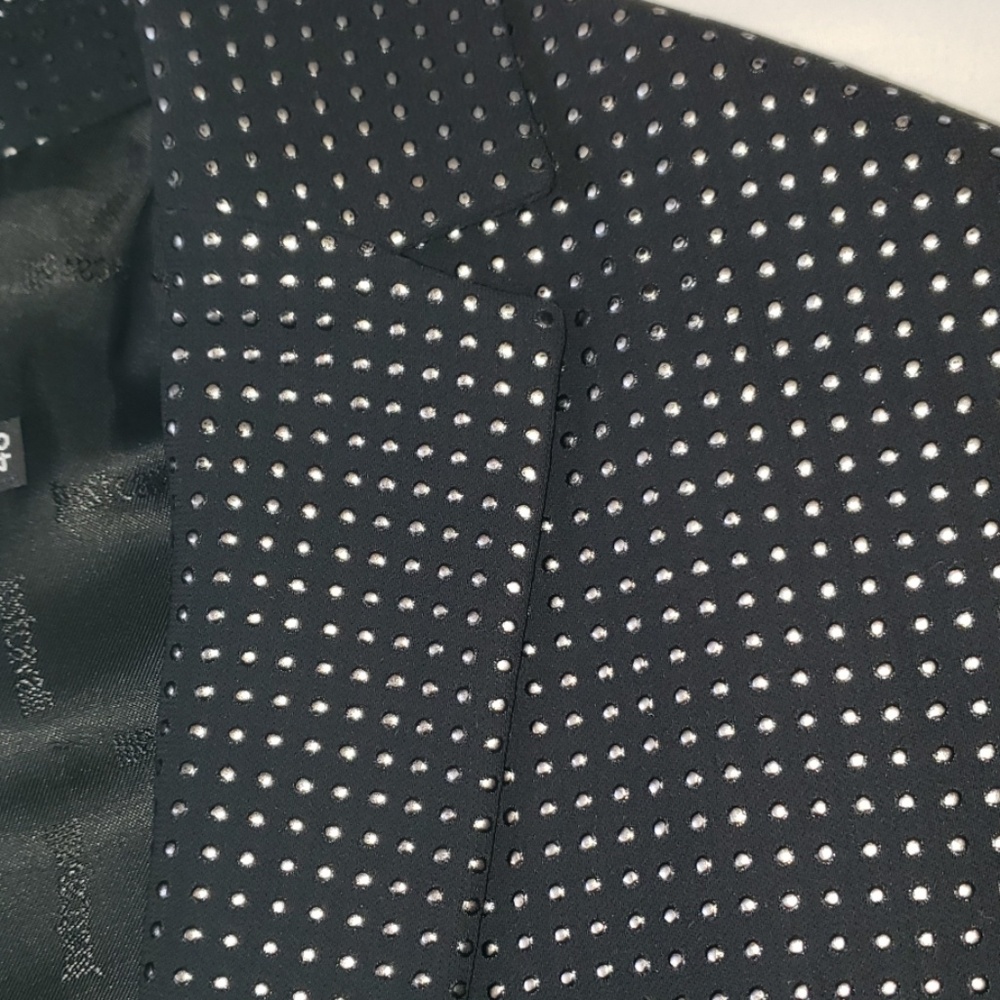 Just Cavali Midnight Black with Silver Dott Blazer - Picture 4 of 8